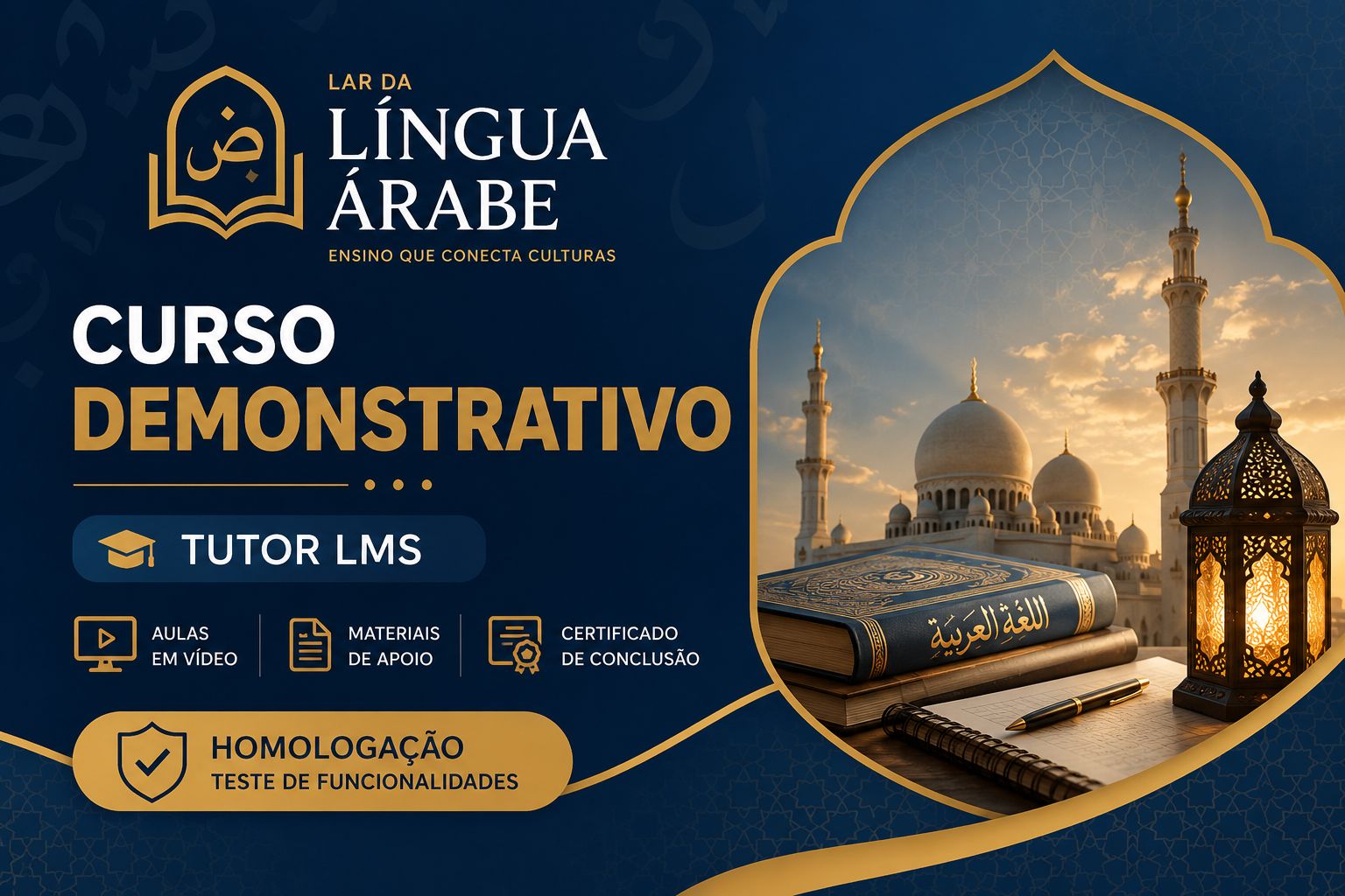 Curso Demonstrativo – Plataforma Lar da Língua Árabe